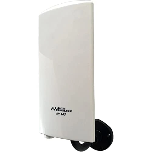 Boostwaves Amplified Digital Outdoor Indoor HDTV Antenna AR-163 UHF/VHF Far Range OTA Reception