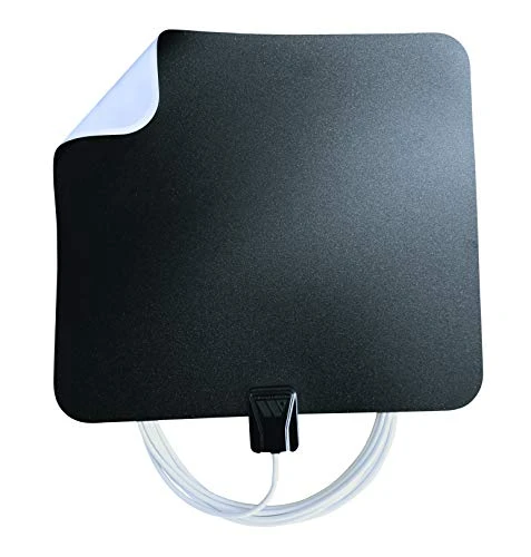 Winegard FL5500A FlatWave Amped Digital HD Indoor Amplified TV Antenna (4K Ready / ATSC 3.0 Ready / High-VHF / UHF), 50 Mile Long Range